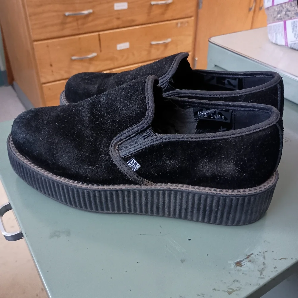 Black Suede Creepers